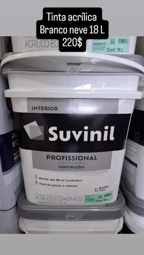 Tinta acrílica suvinil