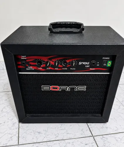 Amplificador Borne Strike G60 - Perfeito Estado, Pouquíssimo Uso