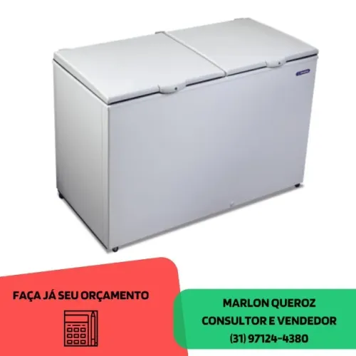Freezer Horizontal 417 Litros Metalfrio Novo
