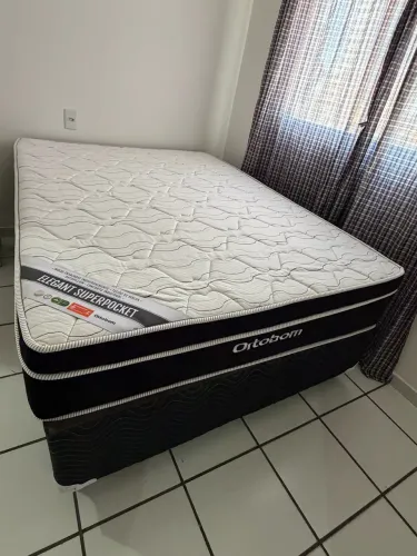 Cama Box Casal Ortobom Elegant Superpocket - Molas Ensacadas