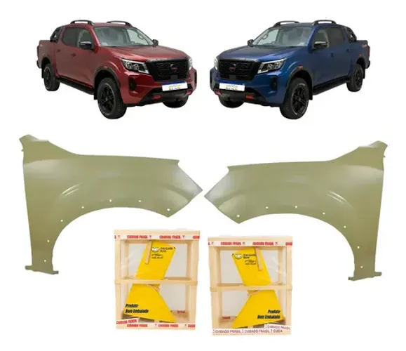 Par Paralama Nissan Frontier 2022 2024 2026 Pro4x C/moldura