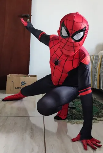 Fantasia homem aranha tamanho adulto NOVO