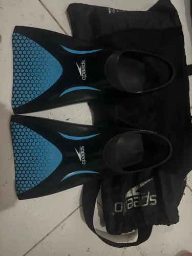 Nadadeira Natação Pé De Pato Speedo Power Fin + Sacola