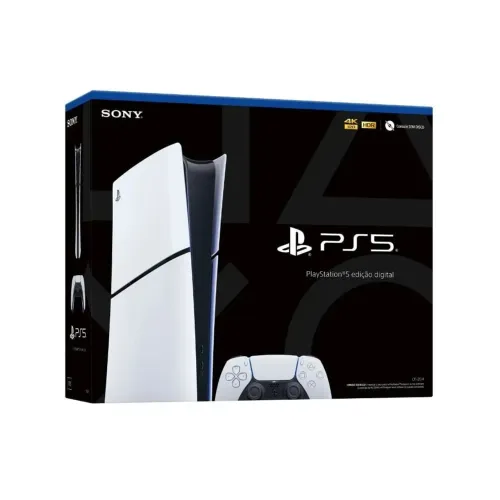 (LACRADO) PS5 SLIM 825GB | 1 CONTROLE COM NOTA FISCAL E GARANTIA DE 1 ANO