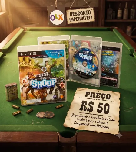 Jogo de PS3 - The Shoot (Usa Playstation Move) - Útima Unidade
