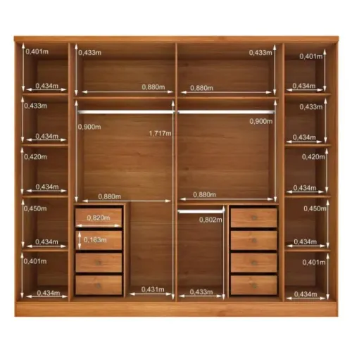 Guarda Roupa 6 portas