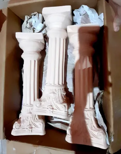 Torres de decoração Buffet bufê gesso ornamentação festa
