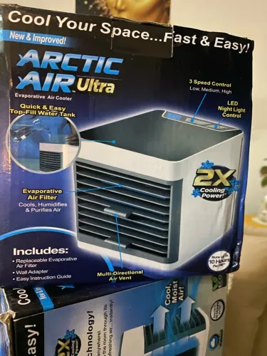 Mini ar condicionado portátil, carregamento USB 