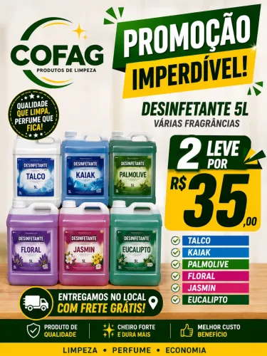 Desinfetante 5L Promoções
