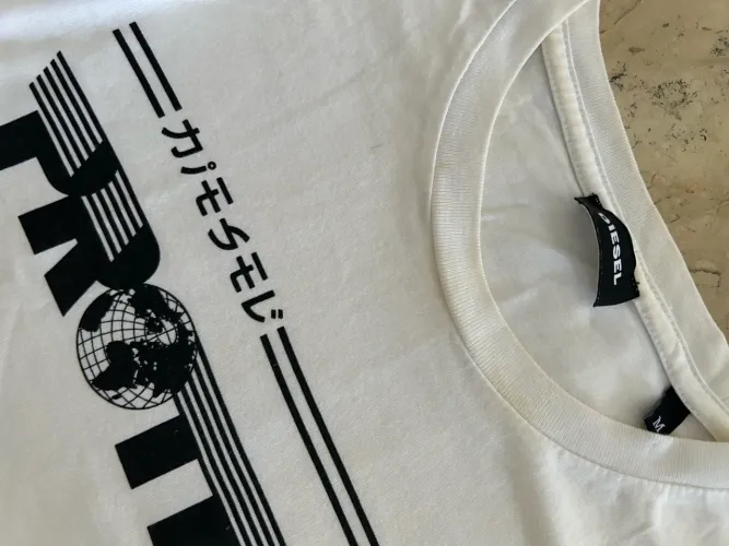 Diesel camiseta branca - M