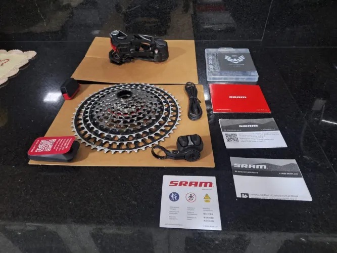 Grupo Sram Xx Sl com medidor de potência. 