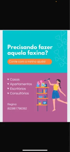Faxina a partir 150 reias 