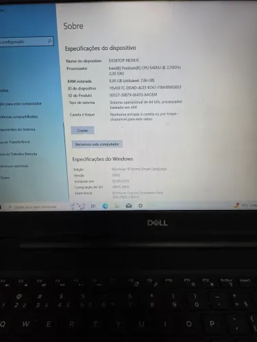 Notebook Dell Inspiron
