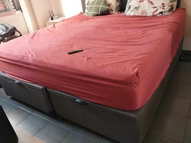 Cama Casal King + Colchão