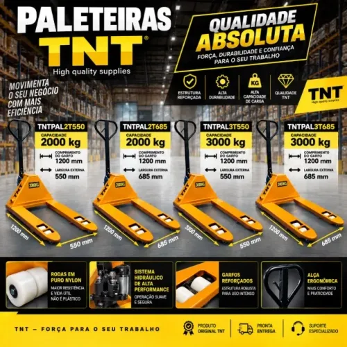 PALETEIRAS 2000KG 3000KG