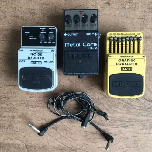 Kit Guitarra Metal Extremo: Boss Metal Core ML-2 + EQ + Noise Reducer
