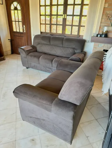 Conjunto de Sofás Elegante e Confortável