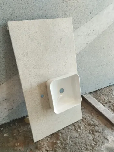 Pia branco Itaúna + cuba de porcelana