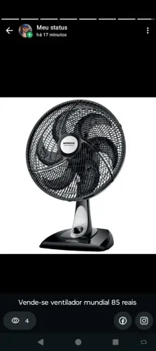 Ventilador mondial 40 cm