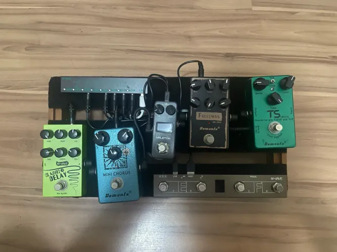 Pedalboard Completo Guitarra - Valeton GP-5 + DemonFX + M-VAVE