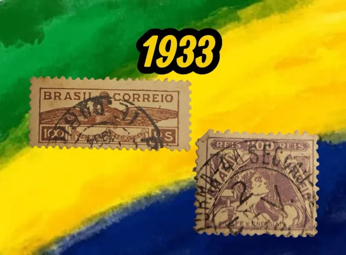 2 SELOS BRASILEIRO DE 1933