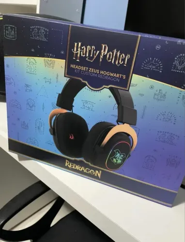 Headset Redragon Zeus edição Harry Potter