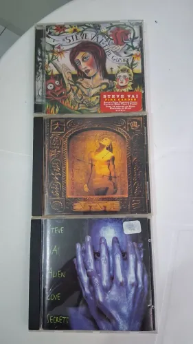 3 Cds Steve Vai originais importados US