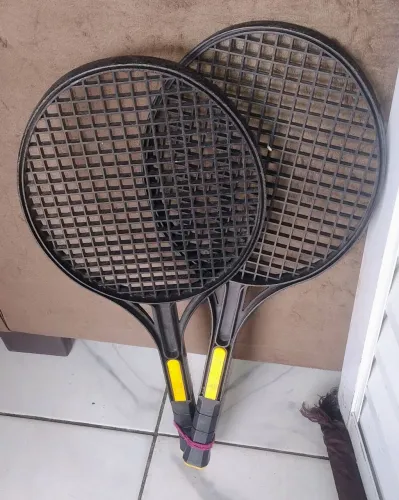 Par de raquete Copa Junior da Estela brinquedo antigo 