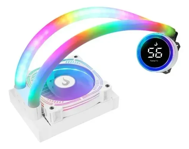 Water Cooler Husky Icy Comet, Iluminação ARGB, 120mm, AMD e Intel, Branco - HWT550BR