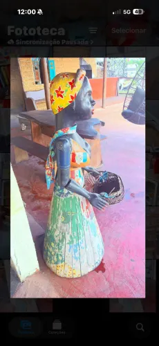 Boneca de madeira para restaurante tamanho real 