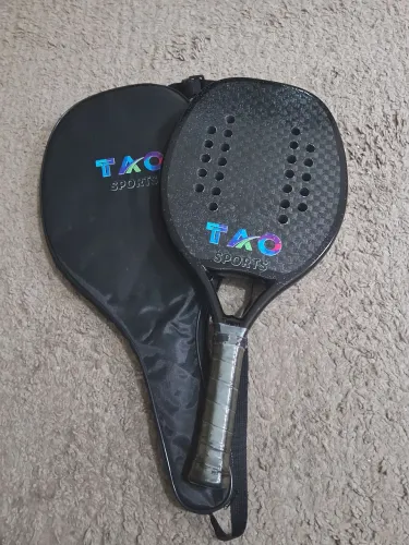 Raquete beach tennis 12k carbono