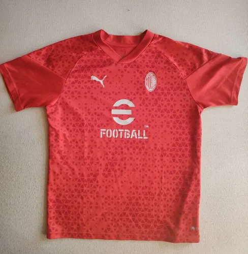 Camisa Futebol Milan Puma Treino 2024 11/12 anos