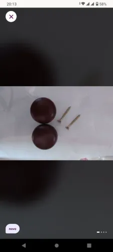 2 PUXADOR DE GAVETA DE PLÁSTICO