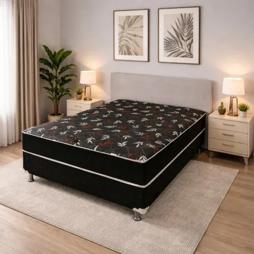 Cama box casal nova conjugada toda acolchoada por apenas 750,00