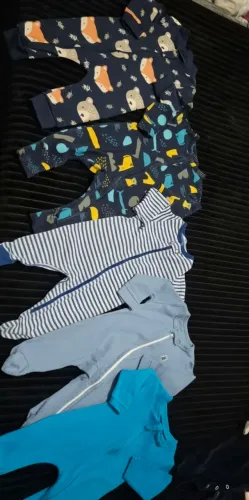 Lote bebê menino 62 peças de 0 a 3 meses