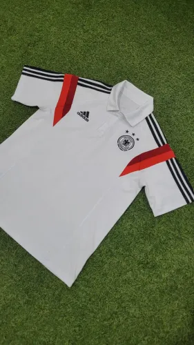 Camisa Polo Pre Match Alemanha 2014 Tam G Usada Original