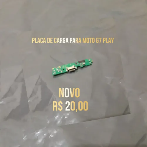 Placa de Carga Compatível com Moto G 7 play 