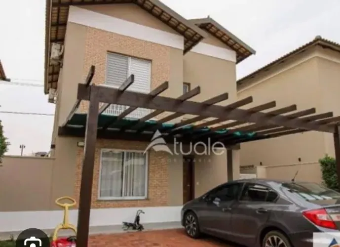 Casa em condomínio em Paulínia, 3 suítes para locação e venda 