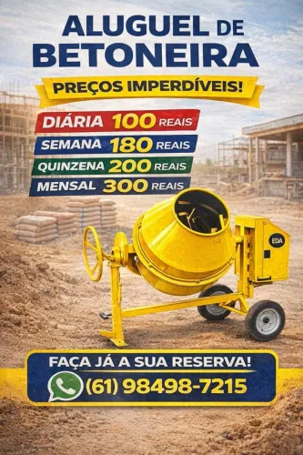Alugo betoneira