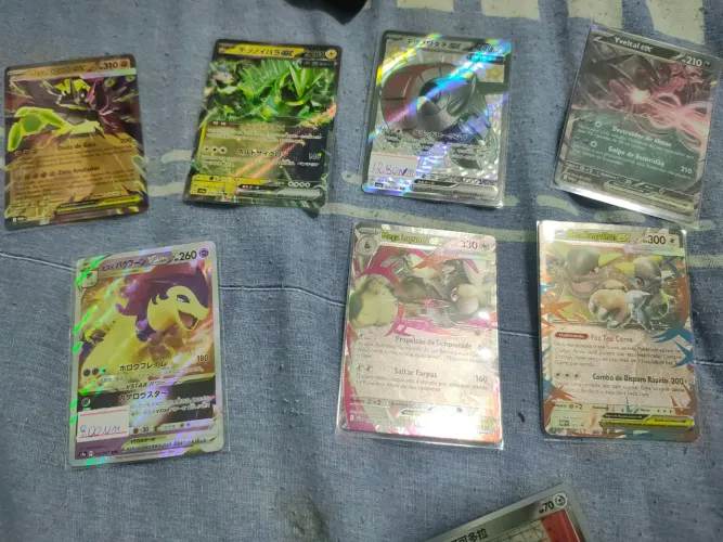 Cartas pokémon primo, ex e Full ART
