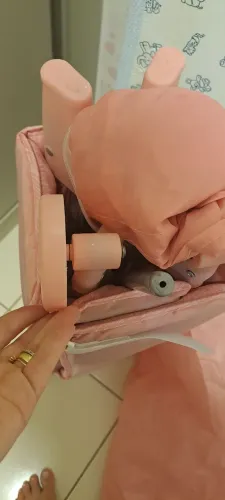 Berço portátil Cosco + colchão impermeável Ortobom