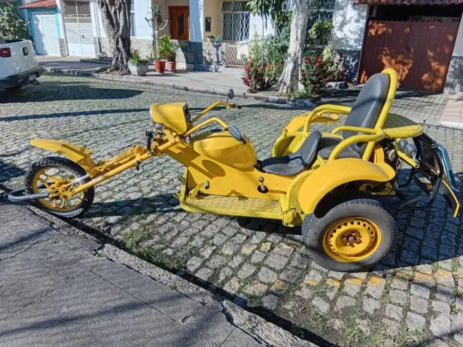 TRICICLO JCC/ SPORT V01 /preto e amarelo / LINDÃO!!!!!