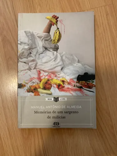 Livro - memórias de um sargento de milícias - Manuel Antônio de Almeida
