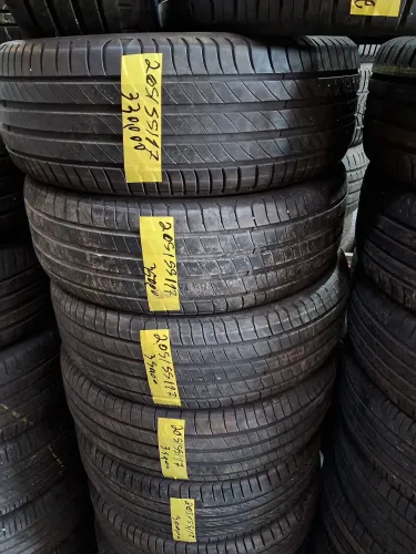 4 pneus 205/55/17 Michelin seminovos