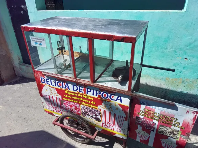 Vendo carro de pipoca