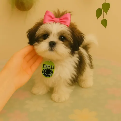 Shih Tzu brincalhão 