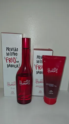Kit meu primeiro humor perfume 75ml e hidratante corporal