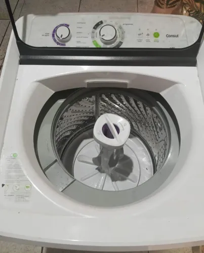 Máquina de Lavar Branca Consul 12kg Com Dosagem Econômica E Ciclo Edredom