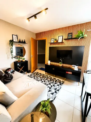 Apartamento Totalmente Mobiliado 2 Quartos, Plaza Fraga Maia - Bairro Papagaio/Feira de S