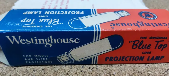 Lâmpada de Projeção Westinghouse CXK 300W 115-120V - Vintage EUA